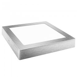 DOWNLIGHT LED SUPERFICIE CUADRADA PLATA 12W.NE
