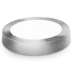 DOWNLIGHT LED SUPERFICIE REDONDA PLATA 6W.NE