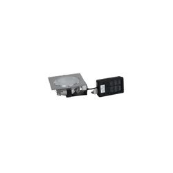 DOWNLIGTH 2X26W CUADRADO BASE REDONDA CROMO
