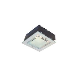 DOWNLIGTH CUADRADO 2X26W CROMO-MATE