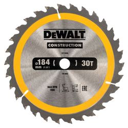 DT1940-QZ - HOJA PARA CONSTRUCCION 184X16MM 30T (AC)