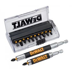DT70512T-QZ - JUEGO DE PUNTAS DE ATORNILLADO IMPACT TORSION CON 2 GUIAS DE ACOPLAMIENTO MAGNETICO (14 PIEZAS)