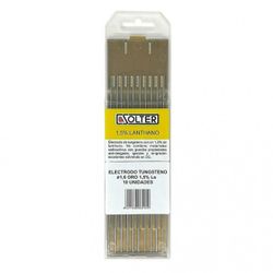 ELECTRODO TUNGSTENO D1,6 ORO 10 UDS.
