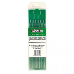ELECTRODO TUNGSTENO D1,6 VERDE 10 UDS.