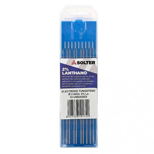 ELECTRODO TUNGSTENO D.2 AZUL LA 2%