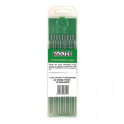 ELECTRODO TUNGSTENO D2 VERDE 10 UDS.
