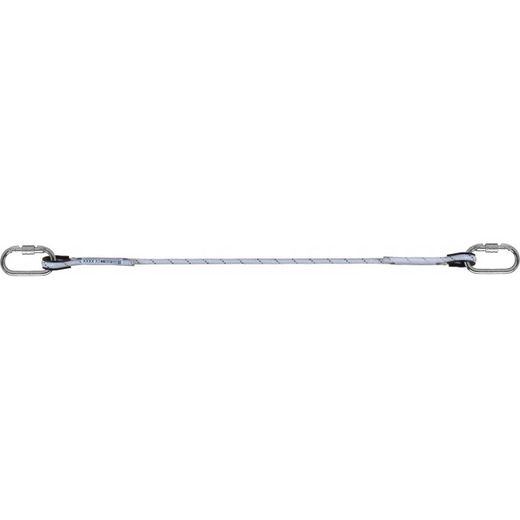 ELEMENTO AMARRE, CUERDA TRENZADA SEMIESTATICA 11 MM + 1 M MIRA E10 + 2 MOSQUETONES