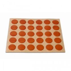 EMBELLECEDOR CUBRE-TORNILLOS ADHESIVO D.13MM MADERA CEREZO