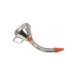 EMBUDO METALICO RECTO CON PICO FLEXIBLE 160 MM