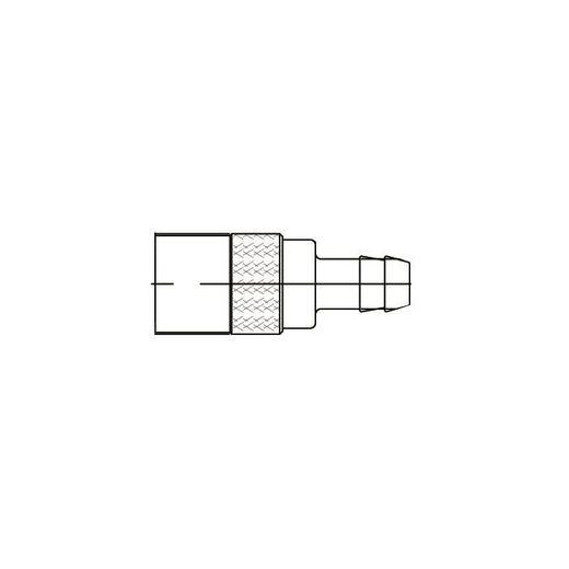 ENCHUFE RAPIDO HEMBRA ESPIGA 6MM