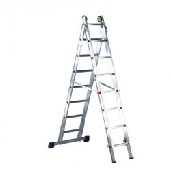 ESCALERA 2 TRAMOS 10+11 PELDAÑOS LUXE (EN131)
