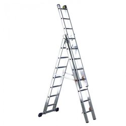 ESCALERA 3 TRAMOS 8+9+9 PELDAÑOS LUXE (EN131)