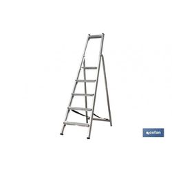ESCALERA ALUM. SOLDADA 7 PELDAÑOS - REFORZADA