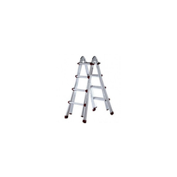 ESCALERA  ALUMINIO TELESCÓPICA .ALT.MAX 3,24 MTS -  4X4 PELDAÑOS