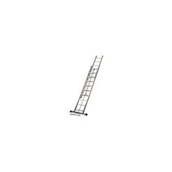 ESCALERA DE ALUMINIO DOS TRAMOS CON CUERDA PREMIUM  3,48 MTS.-5,59 MTS.  2X12 PELDAÑOS