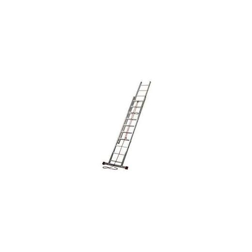 ESCALERA DE ALUMINIO DOS TRAMOS CON CUERDA PREMIUM 3,48 MTS.-5,59 MTS. 2X12 PELDAÑOS