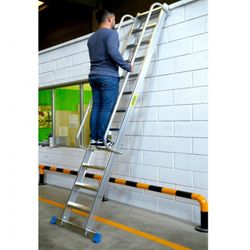 ESCALERA DE APOYO BIBLIO 15 PELDAÑOS