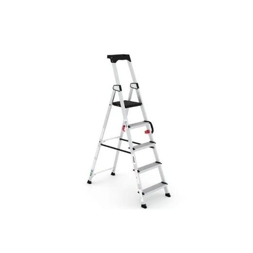 ESCALERA DE TIJERA PROFESIONAL CON PLATAFORMA DELUXE 5 PELDAÑOS