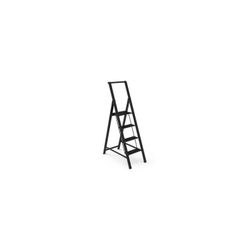 ESCALERA DOMESTICA BLACK MATT 4 PELDAÑOS