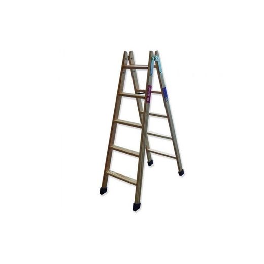 ESCALERA MADERA TIJERA 5X2
