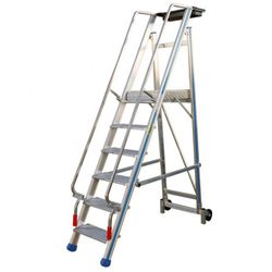 ESCALERA PARA ALMACENES FORTEZA, ALTURA PLAT. 350 CM, PELDAÑOS 14
