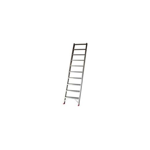 ESCALERA SIMPLE UN TRAMO PREMIUM PELDAÑO PLANO 2,53 MTS - 10 PELDAÑOS