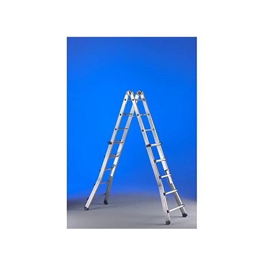 ESCALERA TELESCOPICA ALUMINIO ESCALISIMA PLUS 10+10