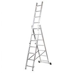 ESCALERA TRANSF. ALUMINIO 3X7 PELDAÑOS