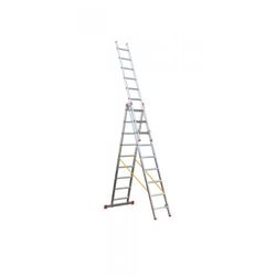 ESCALERA TRANSFORMABLE 3 TRAMOS 12 PELDAÑOS