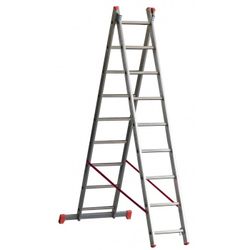 ESCALERA TRANSFORMABLE DOBLE OR207 - 7+7 PELDAÑOS