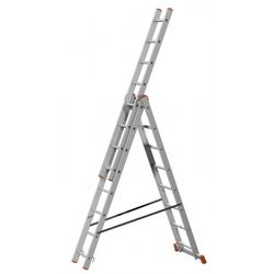 ESCALERA TRANSFORMABLE TRIPLE OR312 - 12+12+12 PELDAÑOS