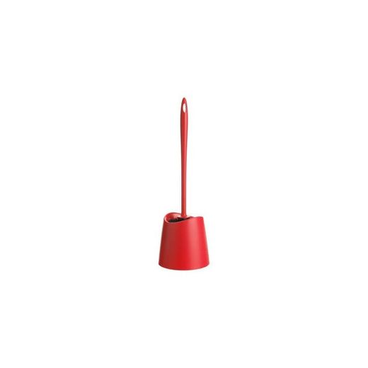 ESCOBILLA WC STANDARD ROJA