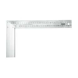 ESCUADRA DE CARPINTERO CON BASE DE ALUMINIO Y HOJA FLEXIBLE  300X130MM