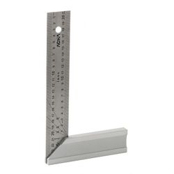 ESCUADRA DE CARPINTERO HOJA INOX. EN MM.  250x150MM