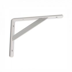 ESCUADRA MG REFORZADA BLANCA 250X400 MM.