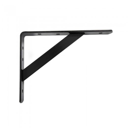 ESCUADRA MG REFORZADA NEGRA 150X200 MM.