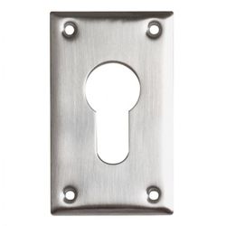 ESCUDO BOCALLAVE. 70X40 MM. A. INOX.