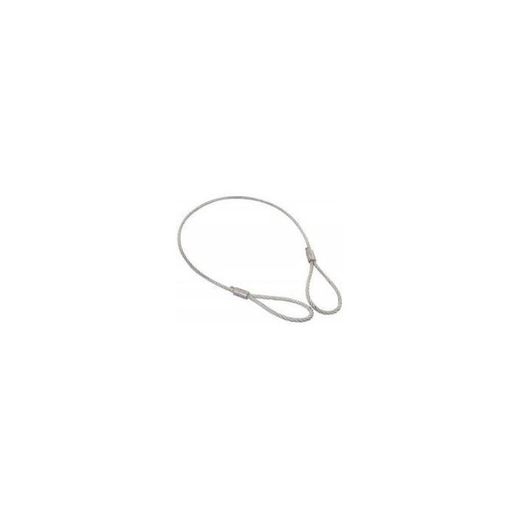 ESLINGA CABLE ACERO GALVA. 6X36+1 DE 16X1350MM C/GAZAS DE 250MM C/MANGUERA PVC EN EL CENTREO (C.T.2700KGS)