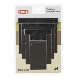 ESPATULA CARROCERO ACERO 4 PIEZAS RATIO