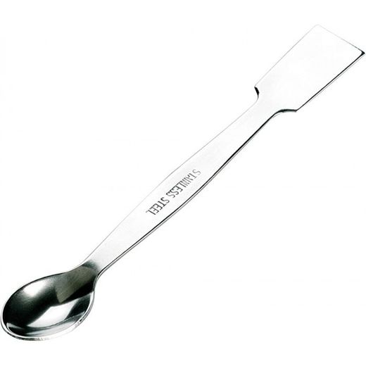 ESPATULA CUCHARA PLANA LABORATORIO 175MM INOX (5 UNID)