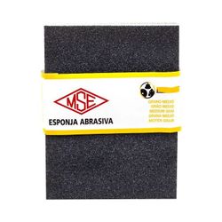 ESPONJA ABRASIVA 100X125X12 MM. GRANO FINO.