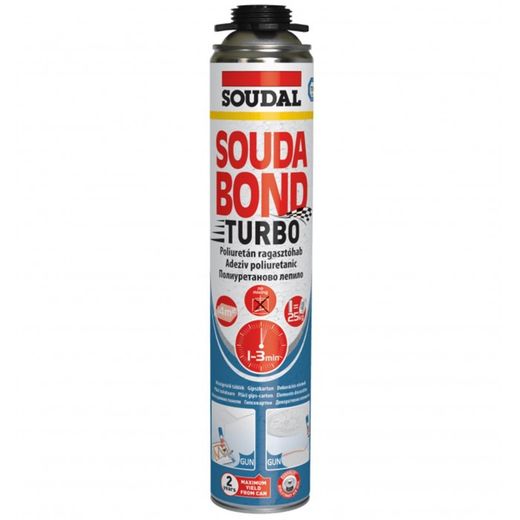 ESPUMA ADHESIVA SOUDABOND TURBO PISTOLA