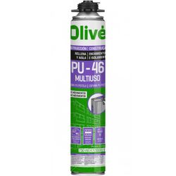 ESPUMA DE POLIURETANO PU-46 PISTOLA AMARILLO AEROSOL DE 750ML CONSTRUCCION
