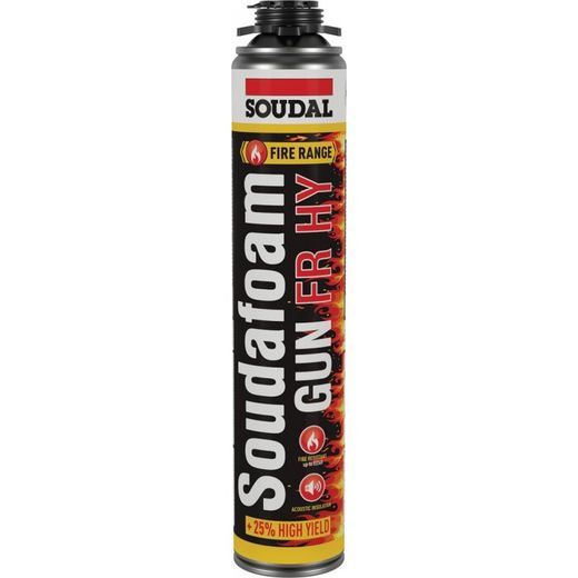 ESPUMA IGNIFUGA SOUDAFOAM FR HY PISTOLA 750 ML