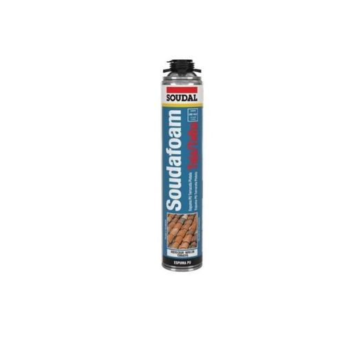 ESPUMA PARA TEJAS PISTOLA TERRACOTA 750 ML SOUDAFOAM
