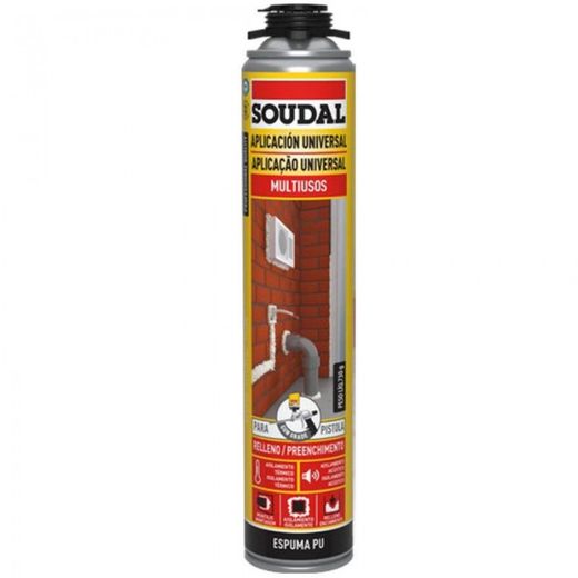 ESPUMAS PARA RELLENO Y AISLAMIENTO AMARILLO CHAMPAN AEROSOL 500 ML