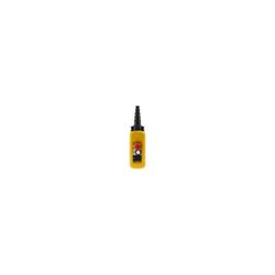 ESTACION COLGANTE CON BOTON PULSADOR SCHNEIDER ELECTRIC XACA2713, 3 BOTONES, 3A, 600V, IP65, 2NO/NC AMARILLO 3 NEGRO