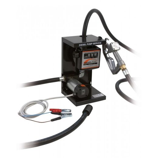 ESTACION MURAL TRASVASE GASOIL CON BOMBA BATERIA 12 V 35 L