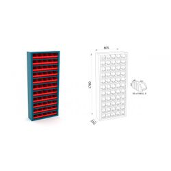 ESTANTERIA METALICA 10 ESTANTES CON 55 V-BULL 3