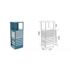 ESTANTERIA MODULAR CON CAJONES 115 E 1 4 18